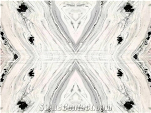China Panda White Marble Polished Tiles & Wall Cladding