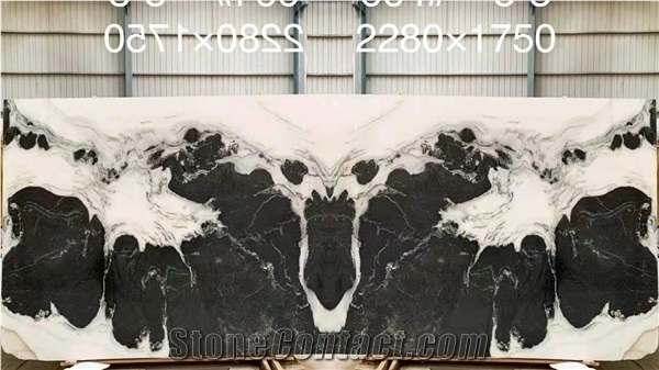 China Panda White Marble Polished Tiles & Wall Cladding
