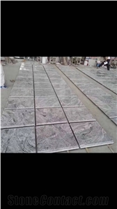 China Viscont White Grey Granite Honed Floor Tiles