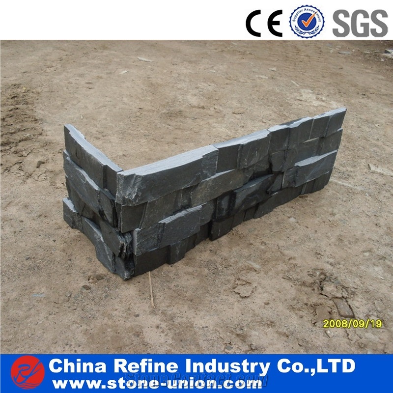 Brown Slate Culture Stone Wall Cladding Panel,Ledge Stone