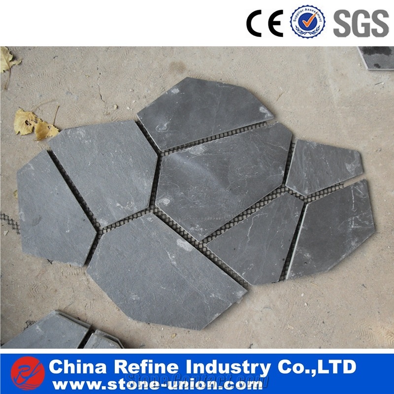 Cheap Black Slate Flooring Covering Flagstone Walkway Pavers
