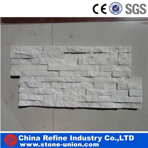 Crystal White Quartzite Culture Stone,Wall Cladding Panel