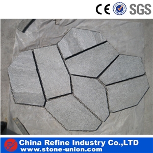 Grey Slate Flagstone Paving,Natural Exterior Flooring Tiles