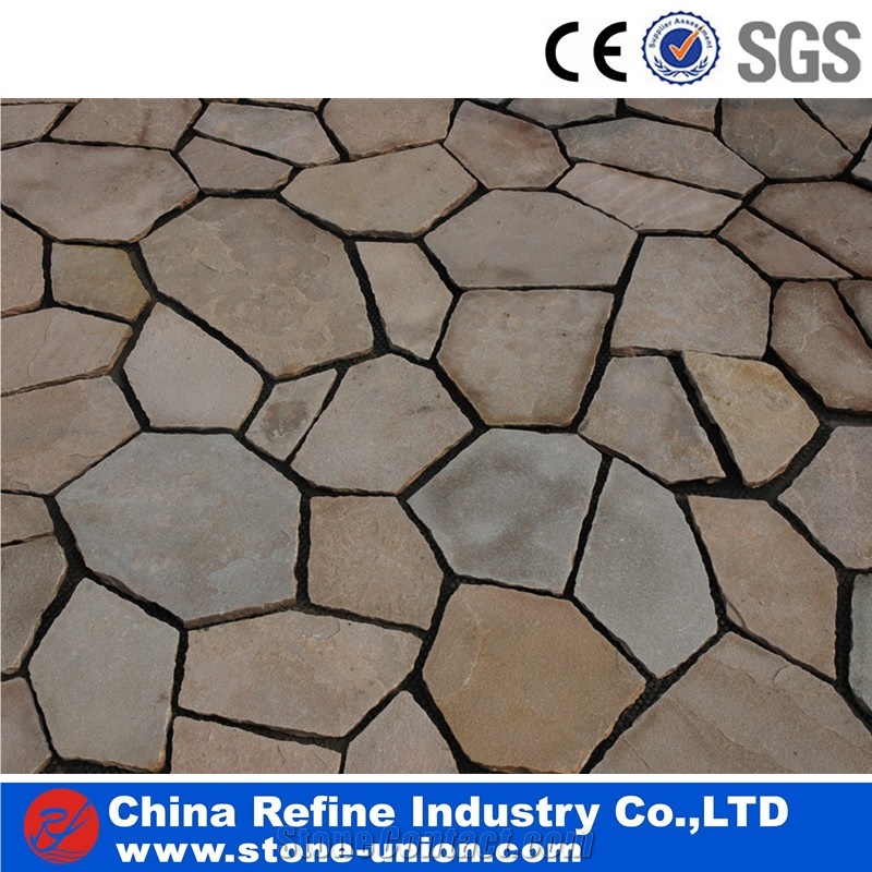 Irregular Shaped Flagstone Paving Garden Walkway Pavers