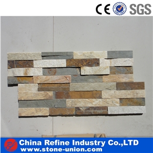 Modern Golden Rust Culture Stone Wall Tiles & Stone Veneer