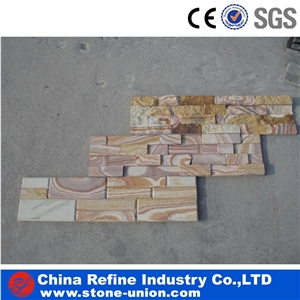 Multi Color & Colorful Sandstone Culture Stone,Wall Cladding