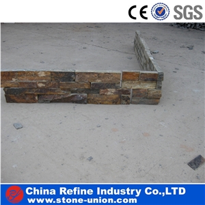 Multi Color Rusty Slate Culture Stone,Ledge Stone Veneer