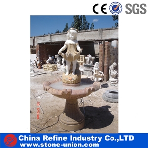 Pure White Marble Hand Carving Girl Statues Fountains Pure White Marble Hand Carving Girl Statues Fountains