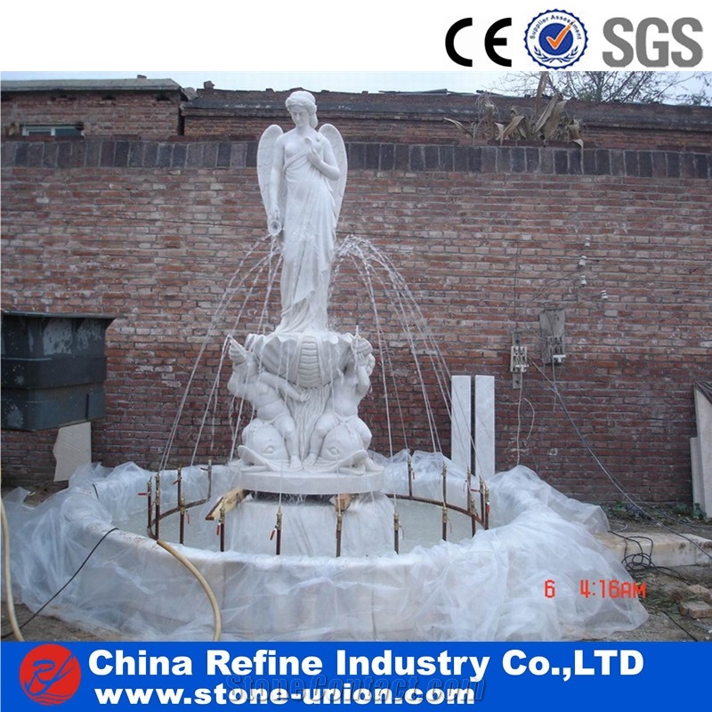 White Marble High Quality Marble Sculptured Fountains