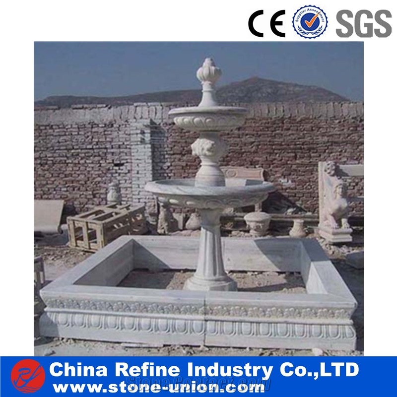 White Marble High Quality Marble Sculptured Fountains