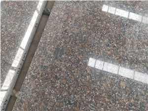 China Royal Pearl Brown Granite Tile Polished Exterior Wall Panel