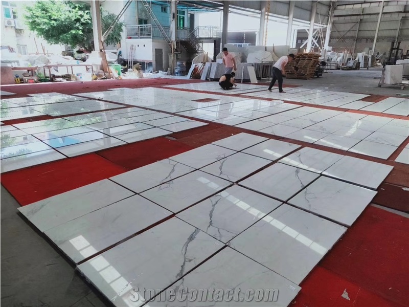 Lightweight Calacatta Carrara Marble Wall Honeycomb Panels