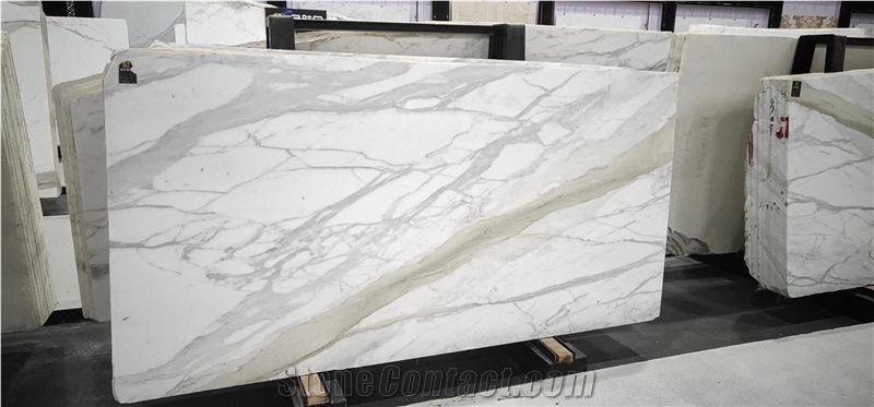 Lightweight Calacatta Carrara Marble Wall Honeycomb Panels