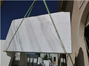 Volakas Marble Polished Slabs & Tiles, Volakas Diagonal Marble Calacatta Slabs