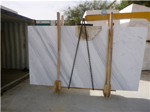 Volakas Marble Polished Slabs & Tiles, Volakas Diagonal Marble Calacatta Slabs