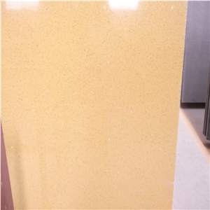 Beige Quartz Slab Tiles for Countertop