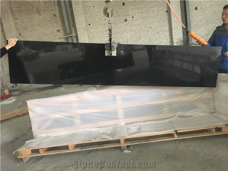 India Black Galaxy Granite Countertop