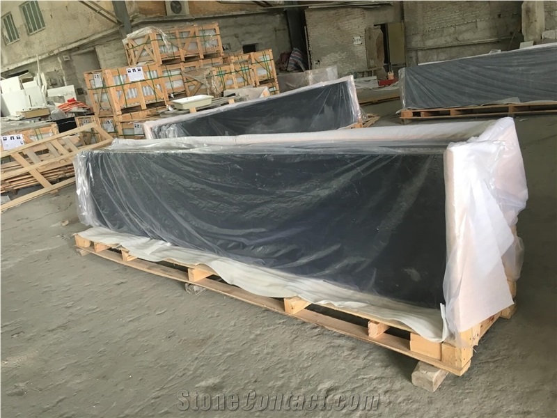 India Black Galaxy Granite Countertop