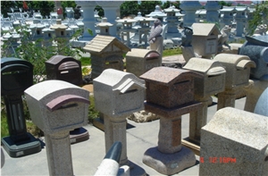 Natural Stone Granite Mailbox Lettter Boxes