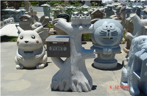 Natural Stone Granite Mailbox Lettter Boxes