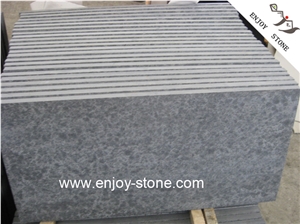 Flamed Tile Mongolia Black Basalt Floor Covering