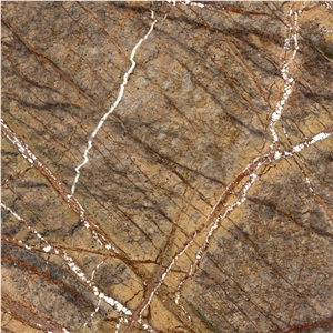 Rain Forest Brown Marble Slabs & Tiles