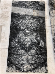 Bianco Pineta Marble Dark Lilac New York Marble Slabs/Tiles