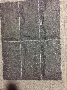 Antik Nero Gabbro,Black Gabbro Splitting Face Wall Stone
