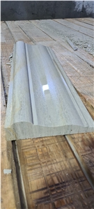 Cornice Made Of River White Granite