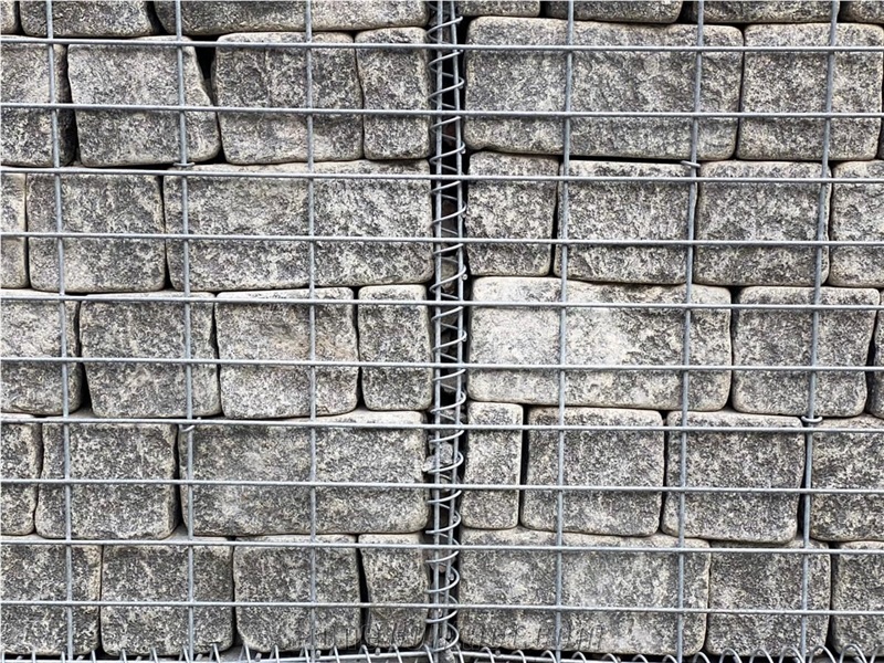 Gabions Gabbro Antik Nero Cube Stone Tumbled