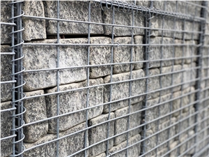 Gabions Gabbro Antik Nero Cube Stone Tumbled