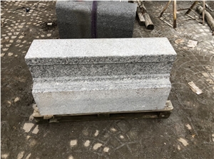 Greenish Tansky Cornice Green Granite Bush Hammered