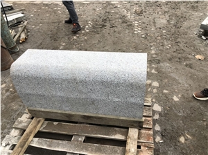 Greenish Tansky Cornice Green Granite Bush Hammered