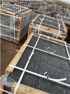 Labradorite Volga Blue Granite Flamed Paving Tiles