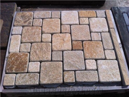 Luhansk Beige Sandstone Cubes