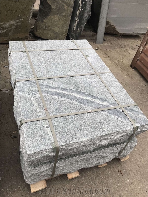 Real Grey Granite Memorial Slabs, Grey Granite Gravestone Slabs
