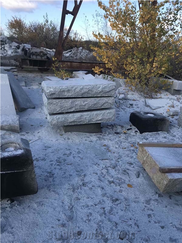 Real Grey Granite Memorial Slabs, Grey Granite Gravestone Slabs