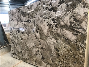 Alaska Red & Alaska Gold Granite Slabs