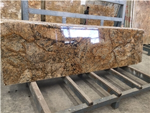 Alaska Red & Alaska Gold Granite Slabs
