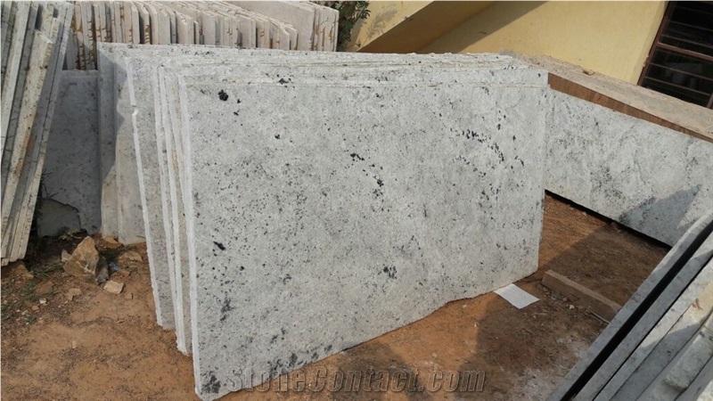Colonial White Granite Slabs