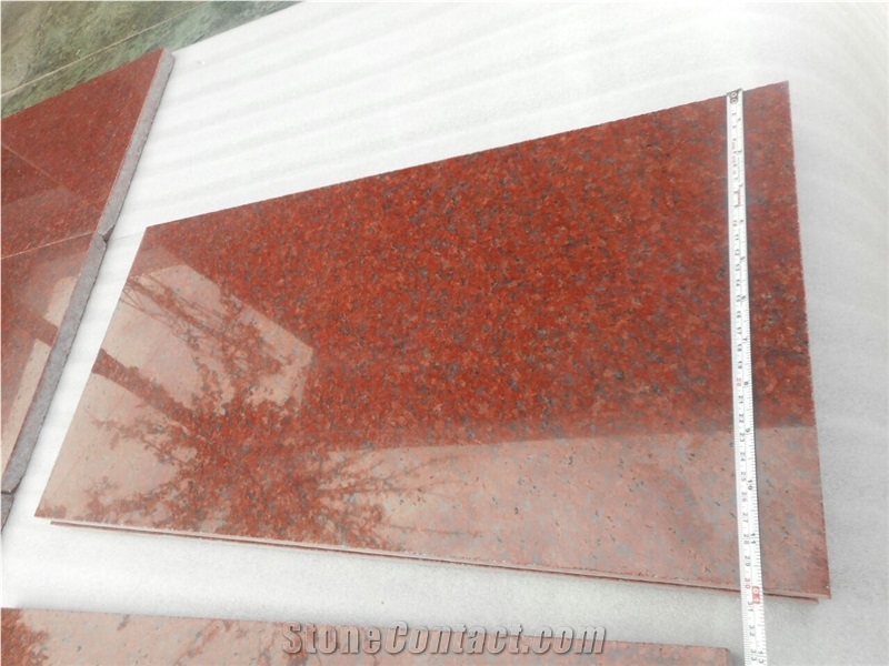 New Imperial Red Granite Slabs & Tiles, India Red Granite