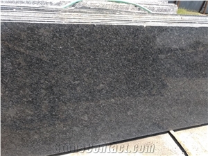 Steel Grey Granite Slabs from India