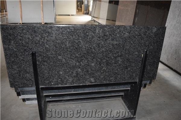 Steel Grey Granite Slabs from India