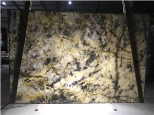 Fontaine Bleau Quartzite, Fontaine Blue Quartzite Slabs