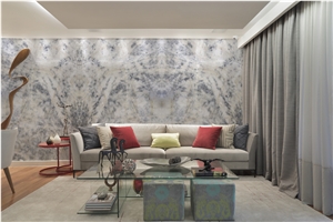 Fontaine Bleau Quartzite, Fontaine Blue Quartzite Slabs