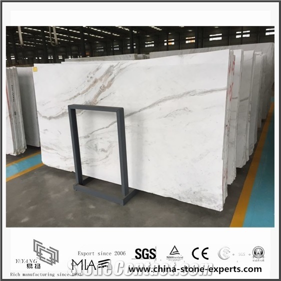 New Castro White Marble Slab (Yqw-Msa21013)