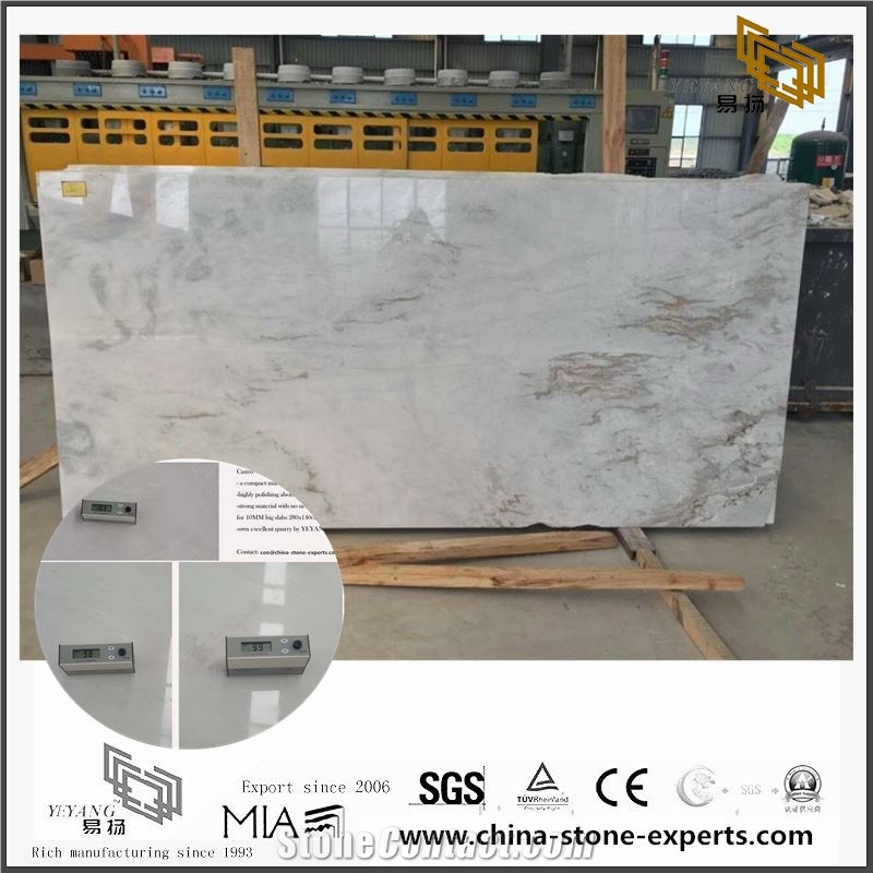 New Castro White Marble Slab (Yqw-Msa21013)