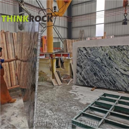Lightweight Green Marble Slabs Honeycomb Panels