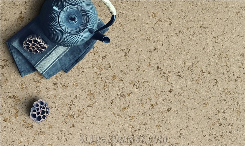 Vemy Quartz Surface Yellow Quartz  VM-9010