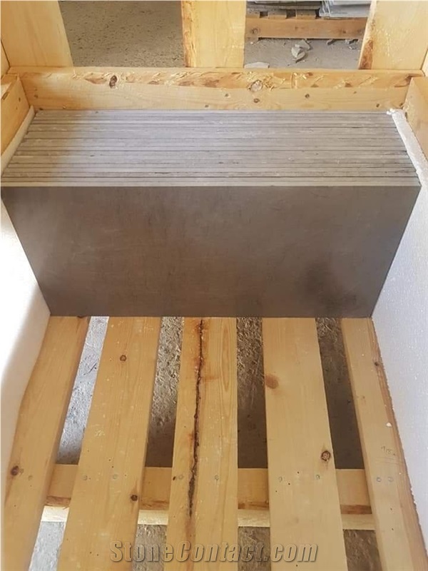 Grey Foussana Limestone Blocks